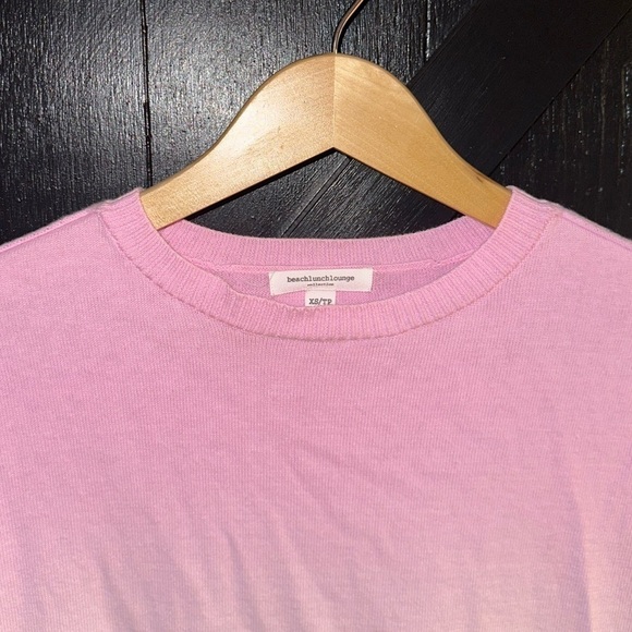 beachlunchlounge Boho Ombré Tie-dye Lightweight Knit Cotton Crew Neck Sweater XS - Picture 3 of 11